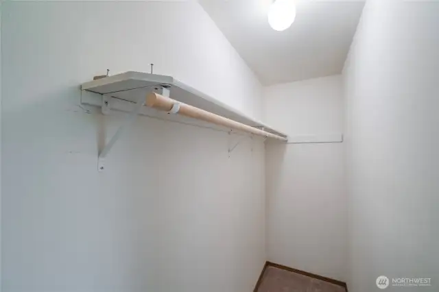 Primary closet