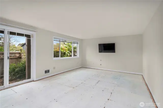 Living Room not staged