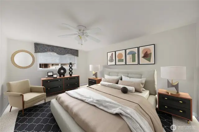 Junior Suite Virtually Staged