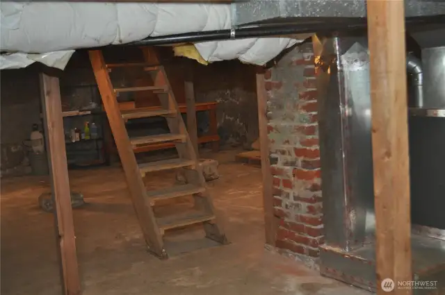 Ceiling is low, so watch your head.