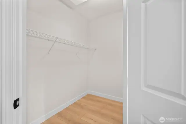 Primary walk-in closet