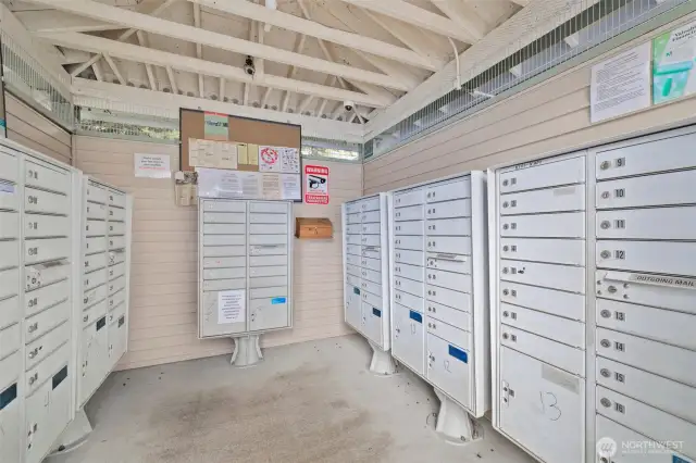 Secure mailroom gives peace of mind
