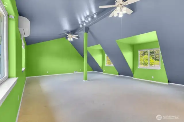 Rec room. Go Hawks!