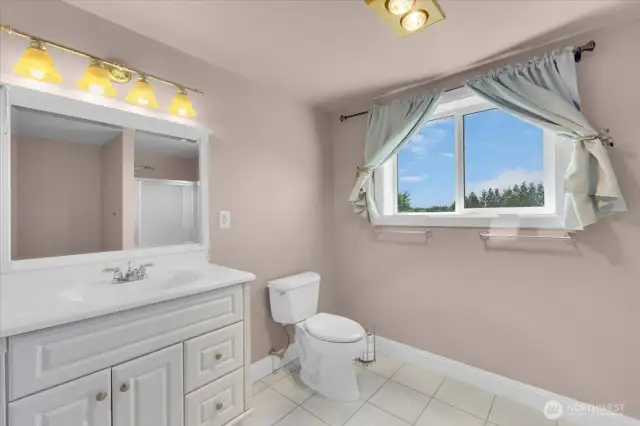 Upstairs bathroom ADU