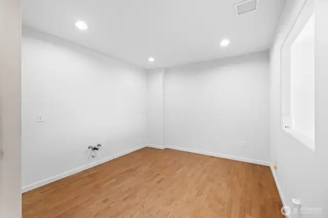 Room plumbed for kitchen