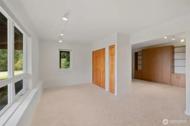 Bedroom 3 downstairs with hobby room
