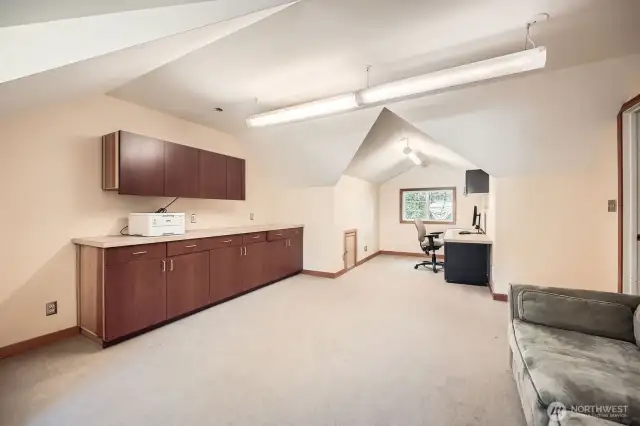 Office area above shop