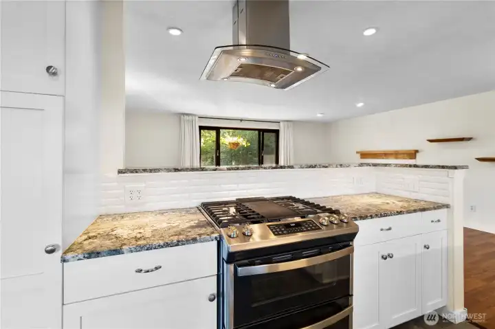 Never miss a conversation with your guest when you are cooking from the stove!
