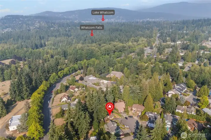 Whatcom Falls Park is just a short walk away and Bloedel Donovan Park is just a short drive away!