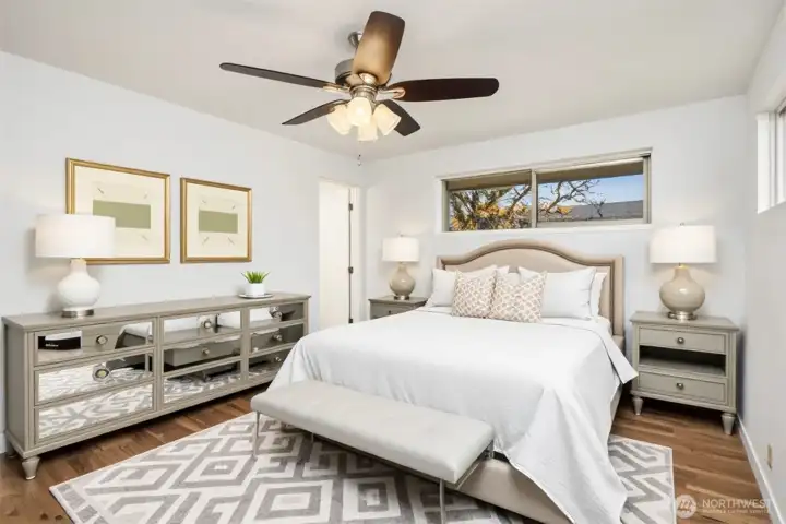 Virtual Staging in Primary Bedroom