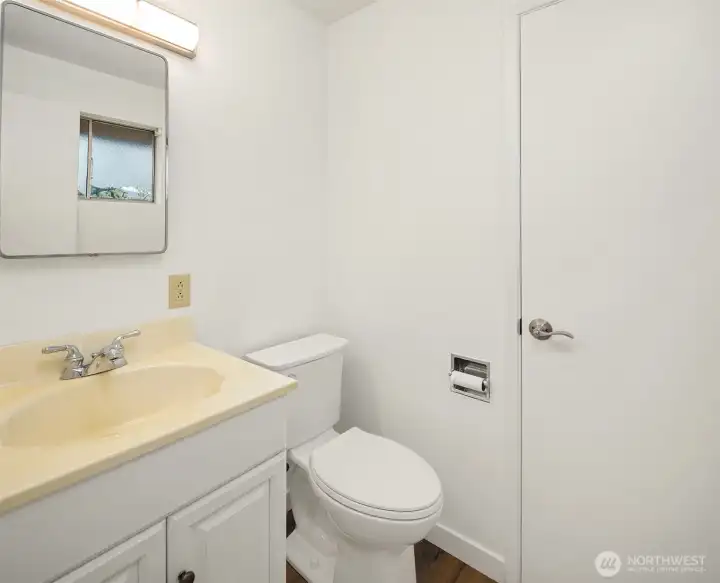 1/2 Bathroom off of Primary