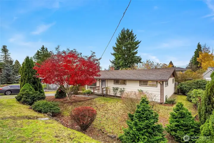 Front of Home from 100th Ave SE