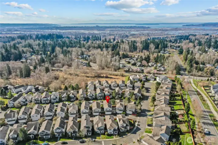 Looking west to the Puget Sound.