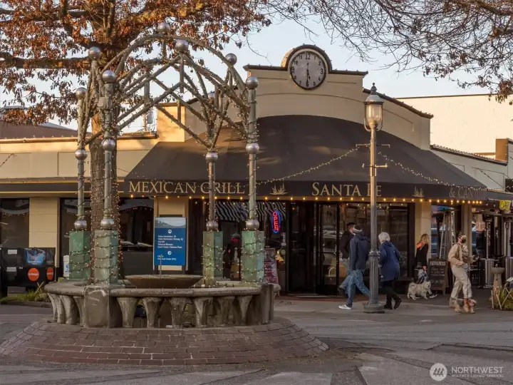 Welcome to Main Street and 5th Ave in Edmonds with shops, coffee and many spots to eat in!
