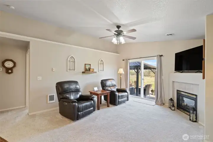 family room/hall to primary