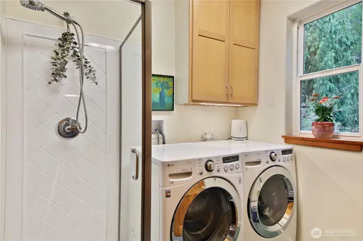 Second bathroom and laundry