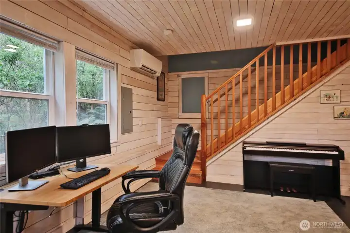 Entering the basement