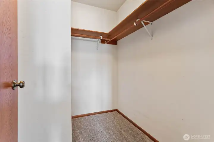 Bedroom #3 closet.