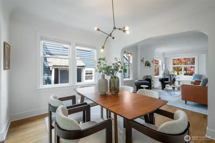 Spacious formal dining room