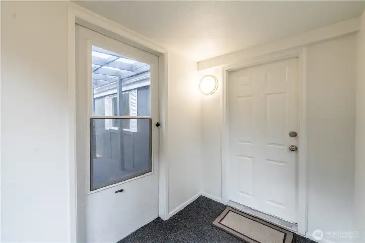 Front Entry with Access to Dog Run