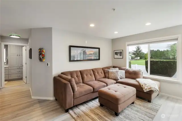 Enter to a spacious living space filled with light and territorial views.