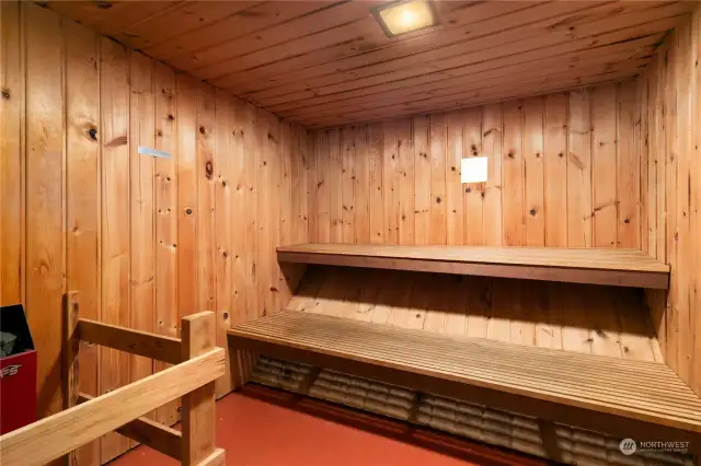 One of two Saunas on 1st Floor