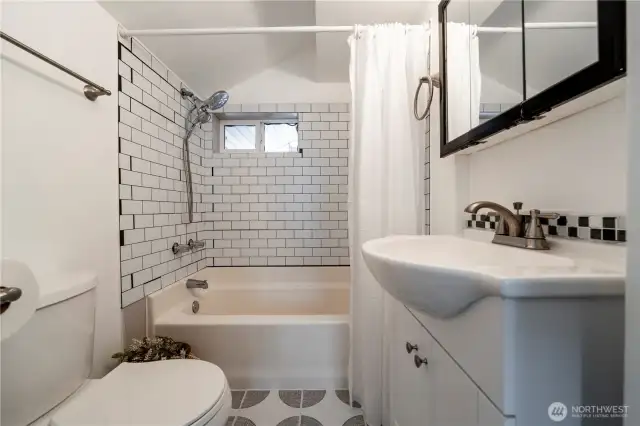 Enjoy the convenience of a private ensuite with elegant touches and a spa-like feel.