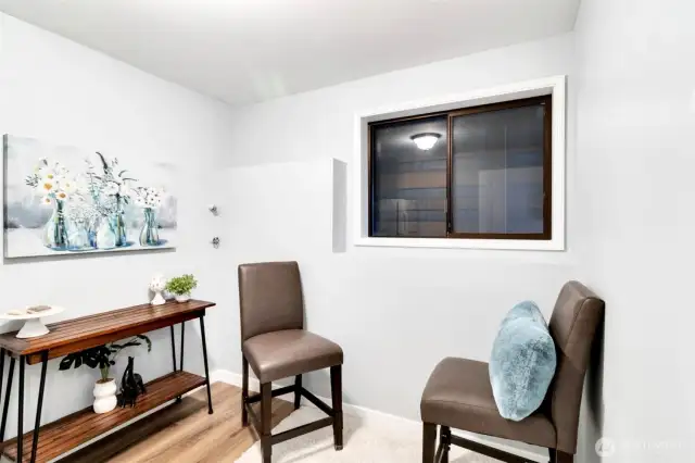 Lower level Kitchenette or could be office