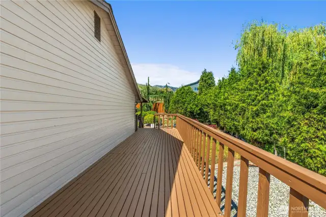 Freshly home and deck.