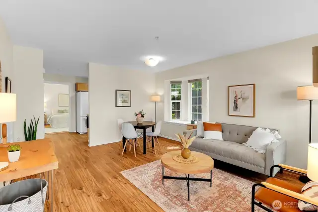 Living Rm and Dining Area
