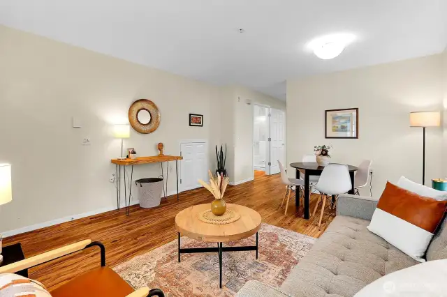 Living Rm and Dining Area