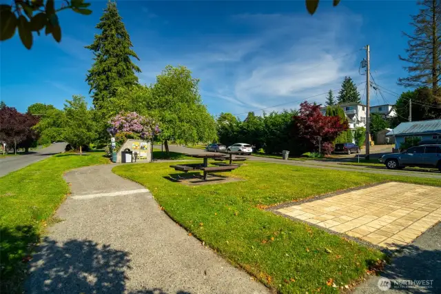 Park located across the street from this home
