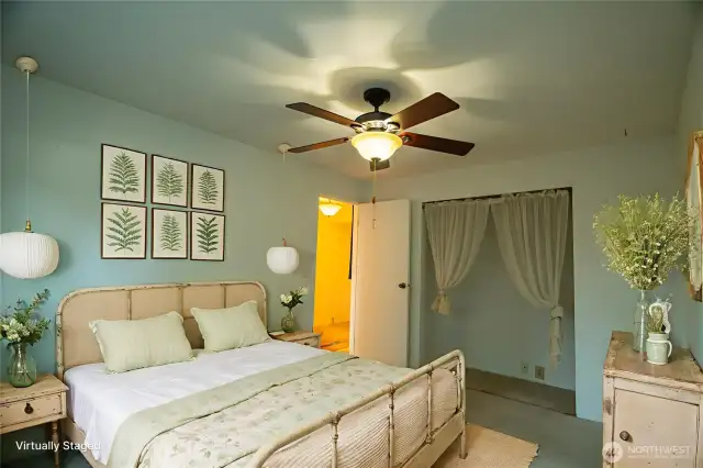 Virtual Staging photo using Main bedroom