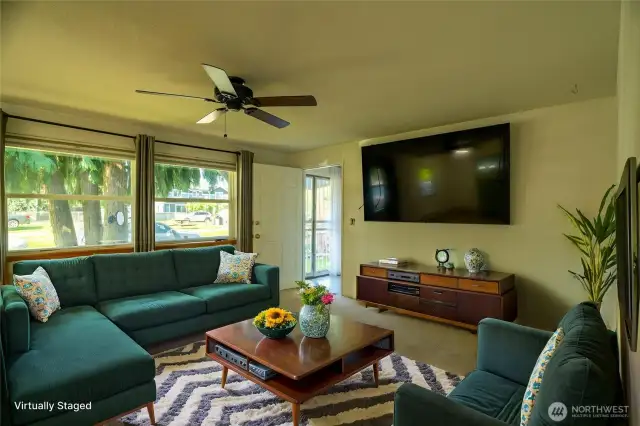 Virtual Staging of living area room -2