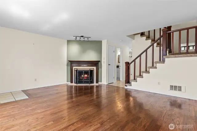 Freshly Tiled Fireplace~