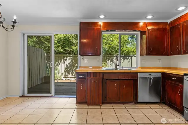 View of Kitchen from Living Room~