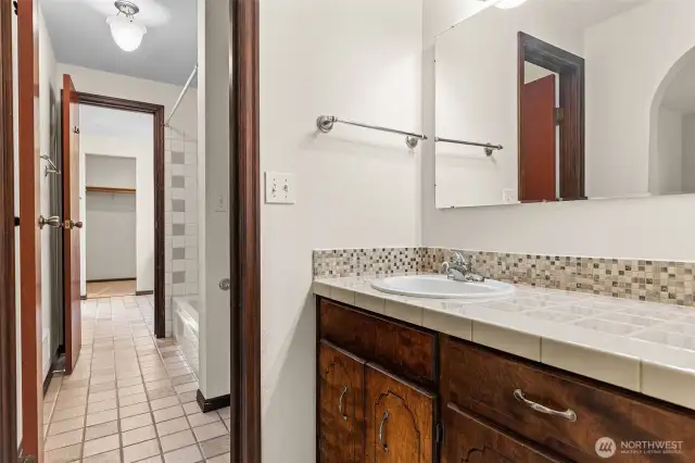 Upstairs Bathroom View from 2nd Bedroom~