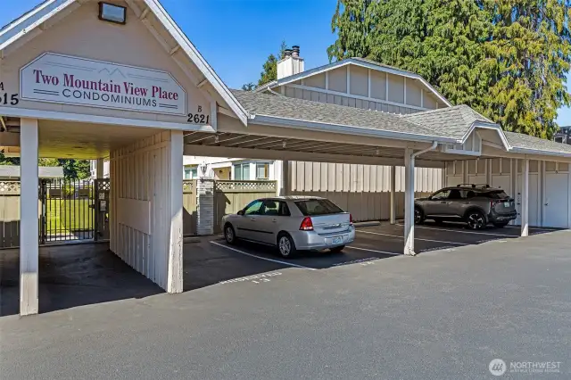 Assigned Parking under Covered Carport~
