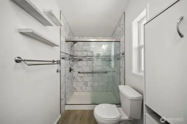 Primary bathroom.