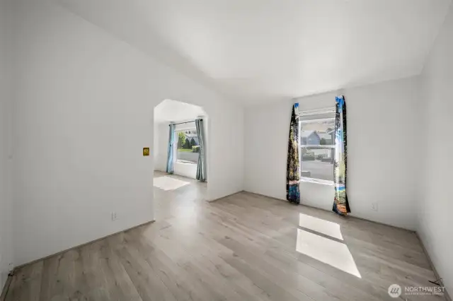 Office/den with newer flooring.