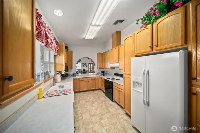 Kitchen in the clubhouse.