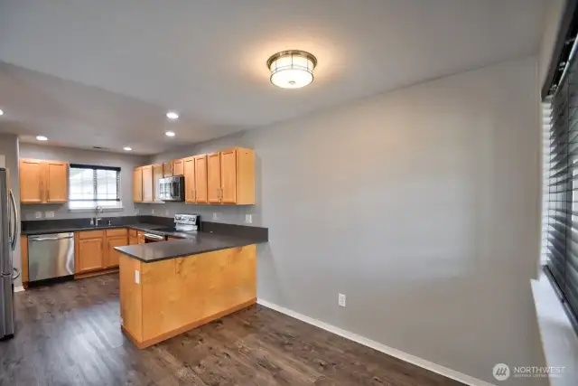 Dining Area off the Kitchen and Entry.