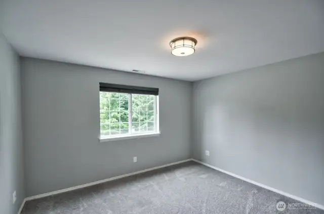 another view of the secondary bedroom. Good size.
