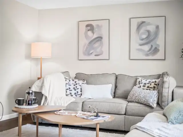 Light and bright living room