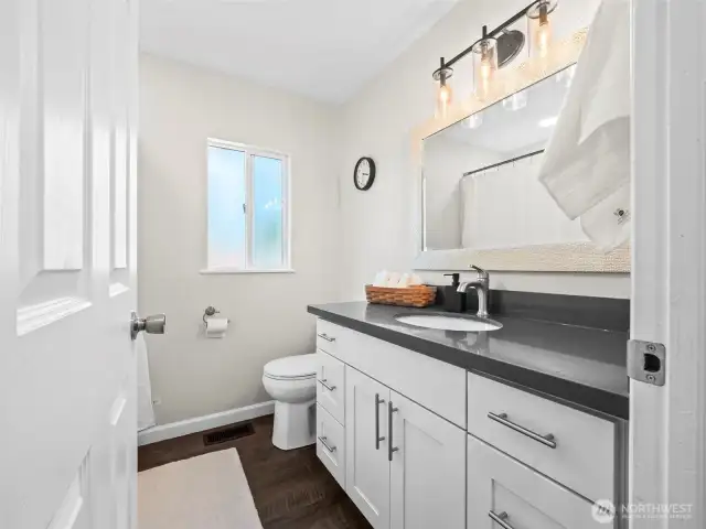 Main bath with brand new tub