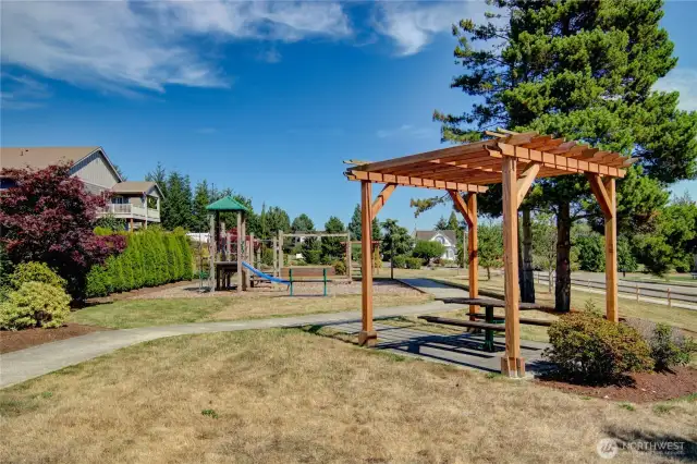 Community picnic and play area