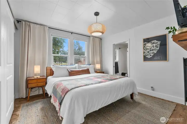 Your primary bedroom with ensuite bath