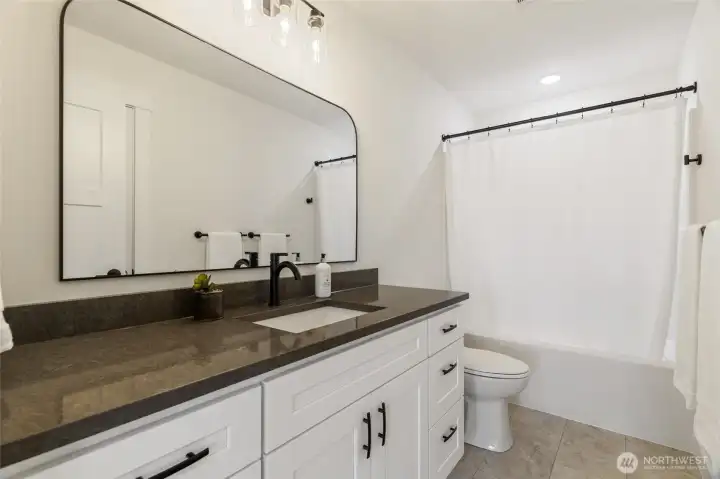 Full Bath off of Media/Bonus/Rec Room ...