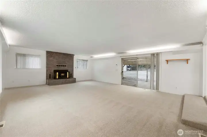 Virtually staged to visualize living space!