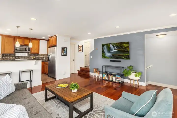 Perfect flow whether you're hosting or relaxing.